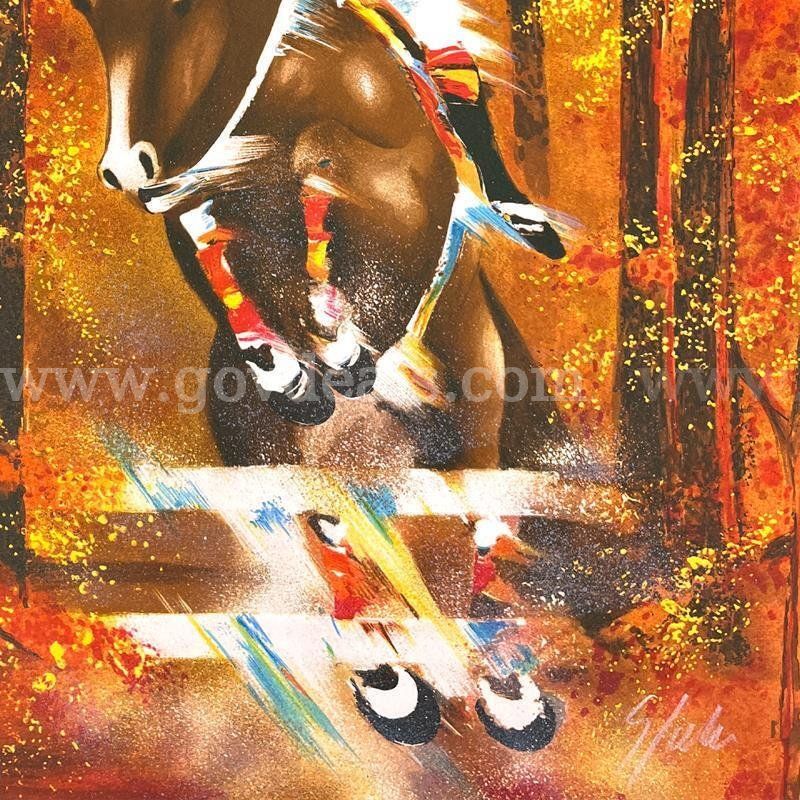 Victor Spahn, "Show Jumping" Limited Edition Fine Art