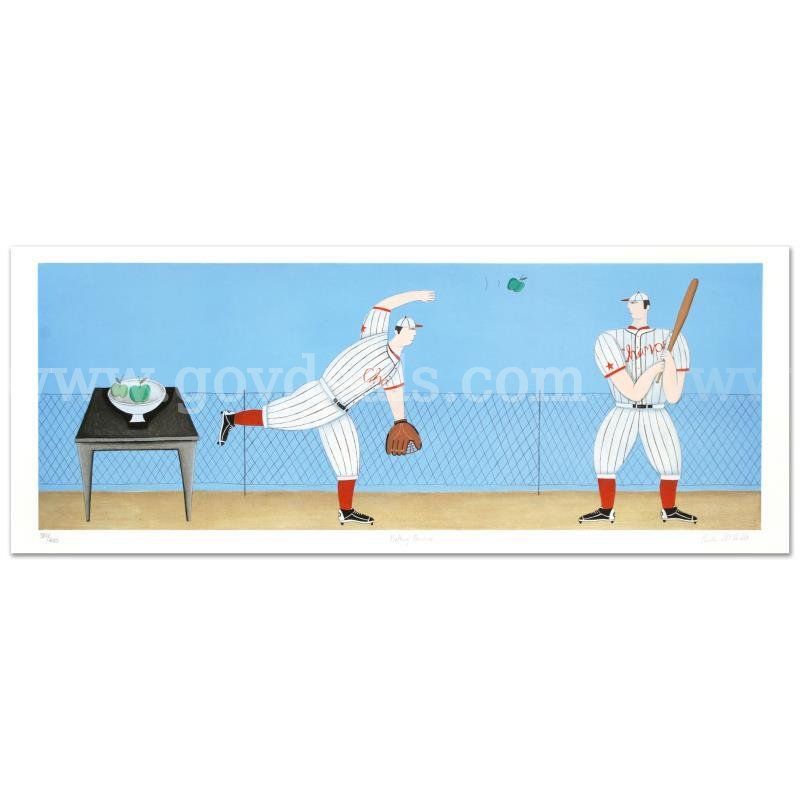 Paula McArdle, "Batting Practice" Limited Edition Fine Art