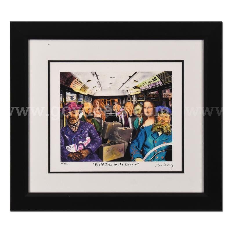 Nelson De La Nuez, "Field Trip to the Louvre" Limited Edition Fine Art
