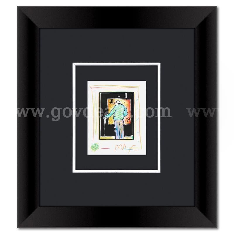 Peter Max, "Man at Easel" Original Fine Art