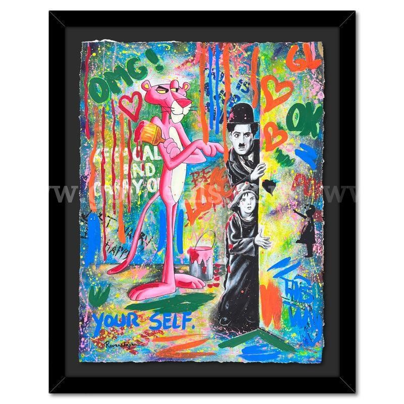 Nastya Rovenskaya, "Caught Trying to Sneak In" Original Fine Art