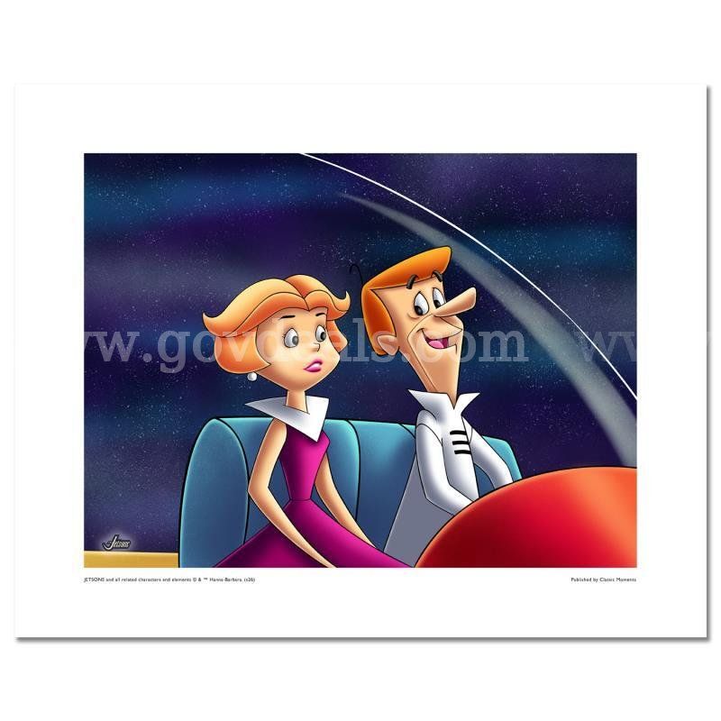 The Jetsons, "George and Jane Jetson" Limited Edition Fine Art