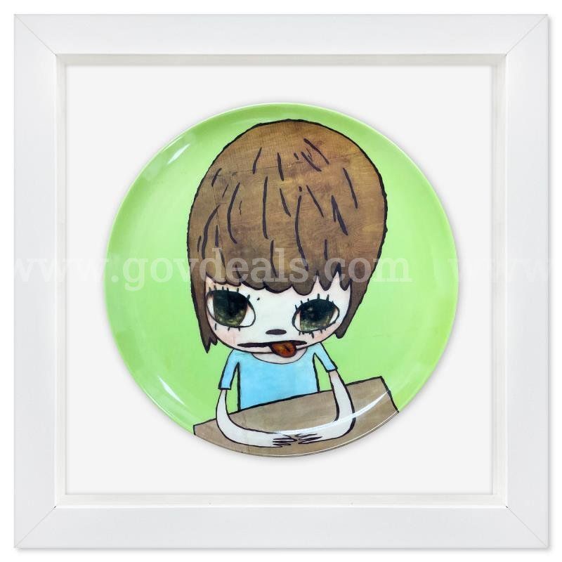 Yoshitomo Nara, "Girl in the Moon" Limited Edition Fine Art
