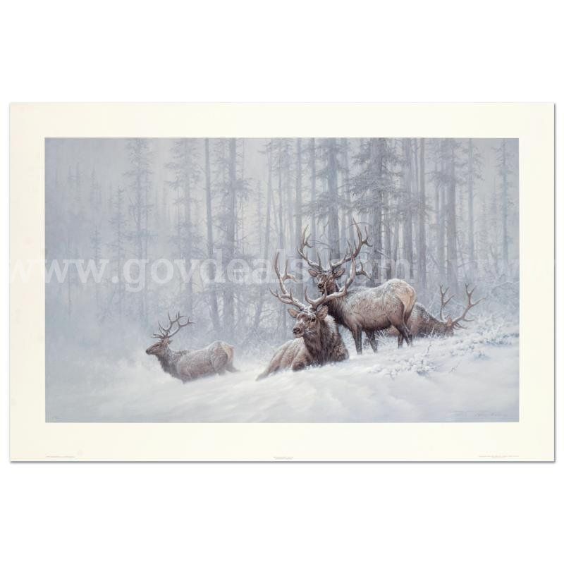 Larry Fanning (1938-2014), "Mountain Majesty" Limited Edition Fine Art