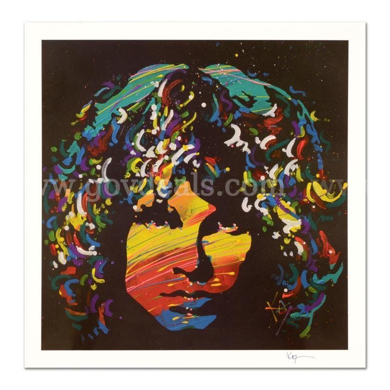 KAT, "Jim Morrison" Limited Edition Fine Art