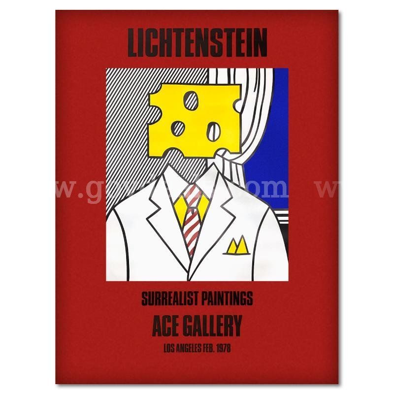 Roy Lichtenstein (1923-1997), "Lichtenstein Poster" Collectible Fine Art