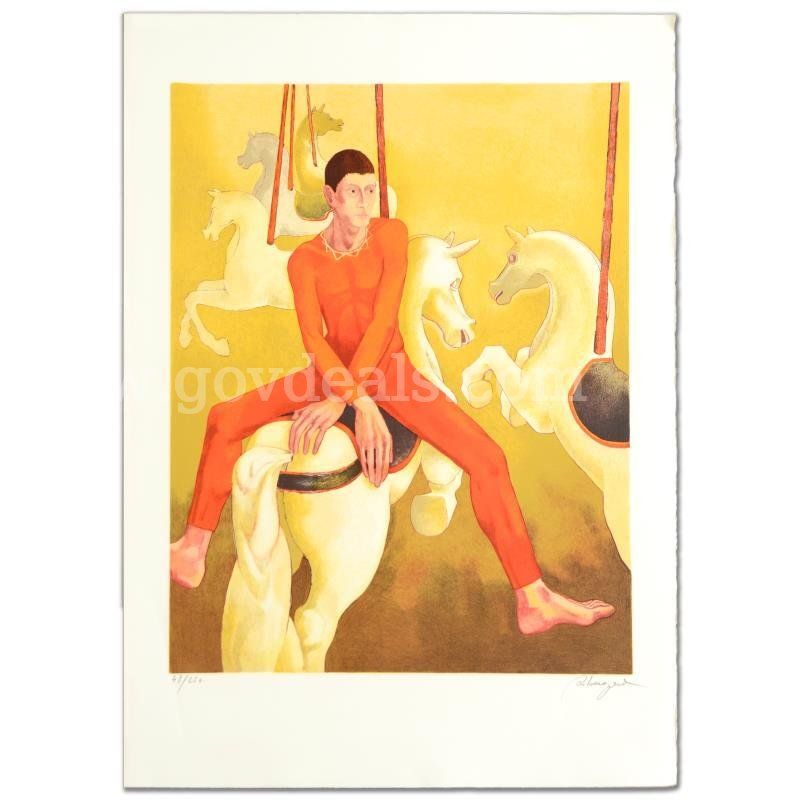 Daniel Riberzani, "Carousel" Limited Edition Fine Art