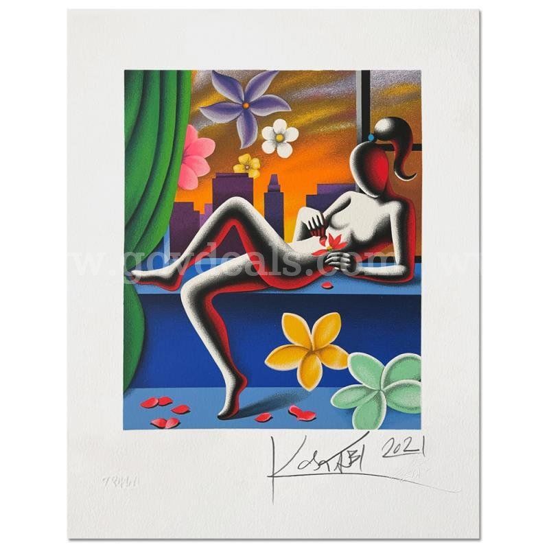 Mark Kostabi, "The Enigma of love" Limited Edition Fine Art