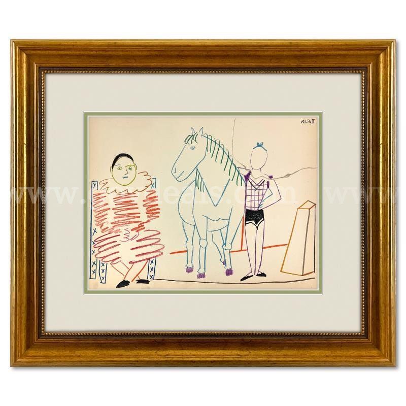 Pablo Picasso (1881-1973), "La Comedie Humaine 30.1.54-III" Collectible Fine Art