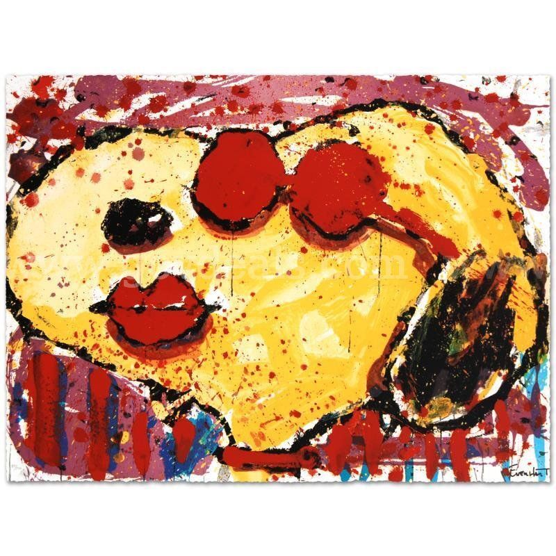 Tom Everhart, "Very Cool Dog Lips In Brentwood" Limited Edition Fine Art