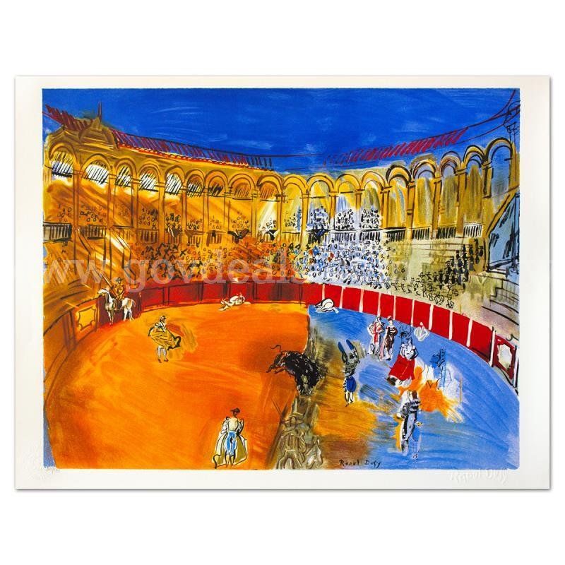 Raoul Dufy (1877-1953), "La Course De Taureaux" Limited Edition Fine Art