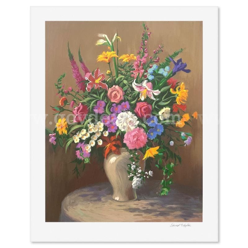 Edward Glafke, "Table Bouquet" Limited Edition Fine Art
