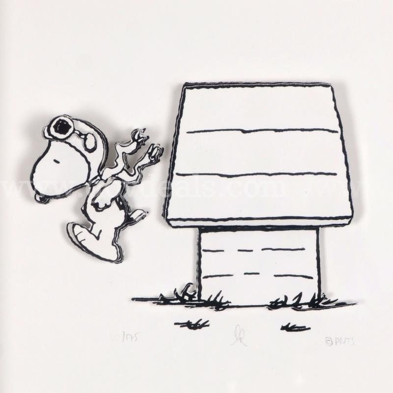 Peanuts, "Jump Right In" Limited Edition Fine Art