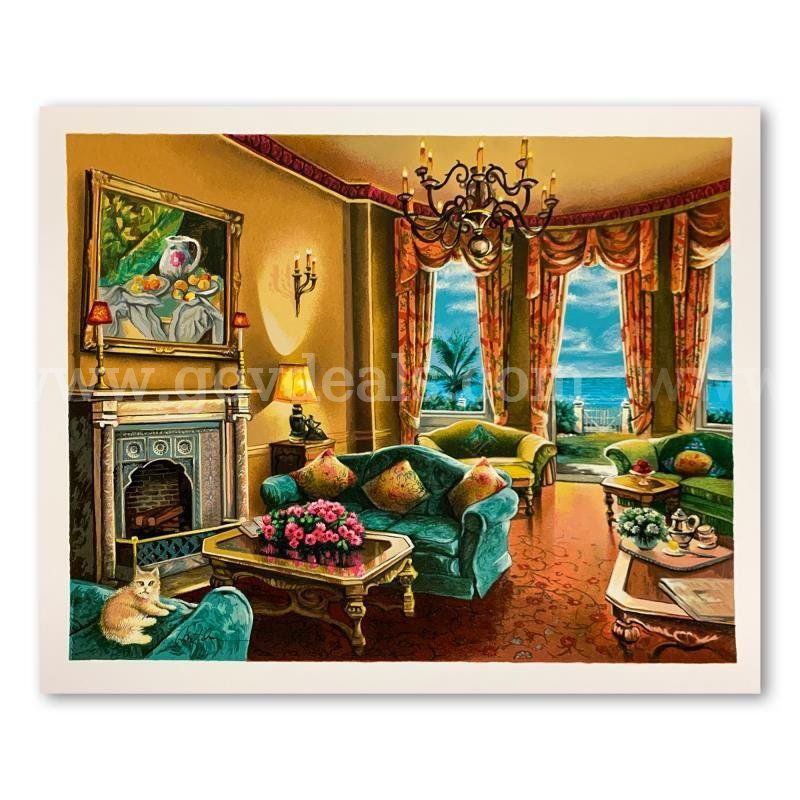 Anatoly Metlan, "Sunny Day in Florida" Limited Edition Fine Art