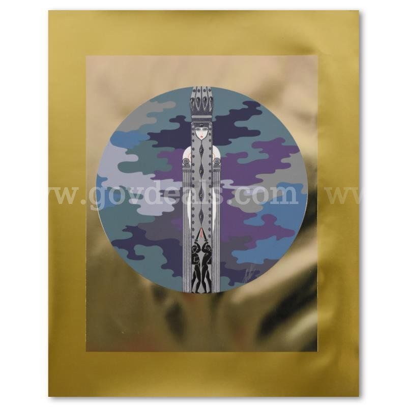 Erte (1892-1990), "L'Indifference" Limited Edition Fine Art