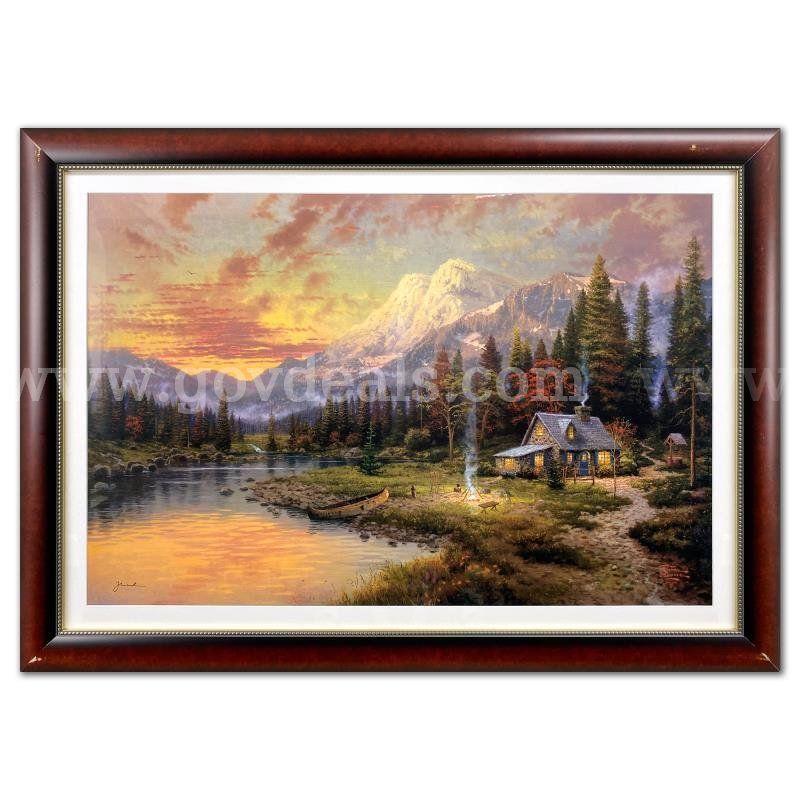 Thomas Kinkade (1958-2012), "Evening Majesty" Limited Edition Fine Art