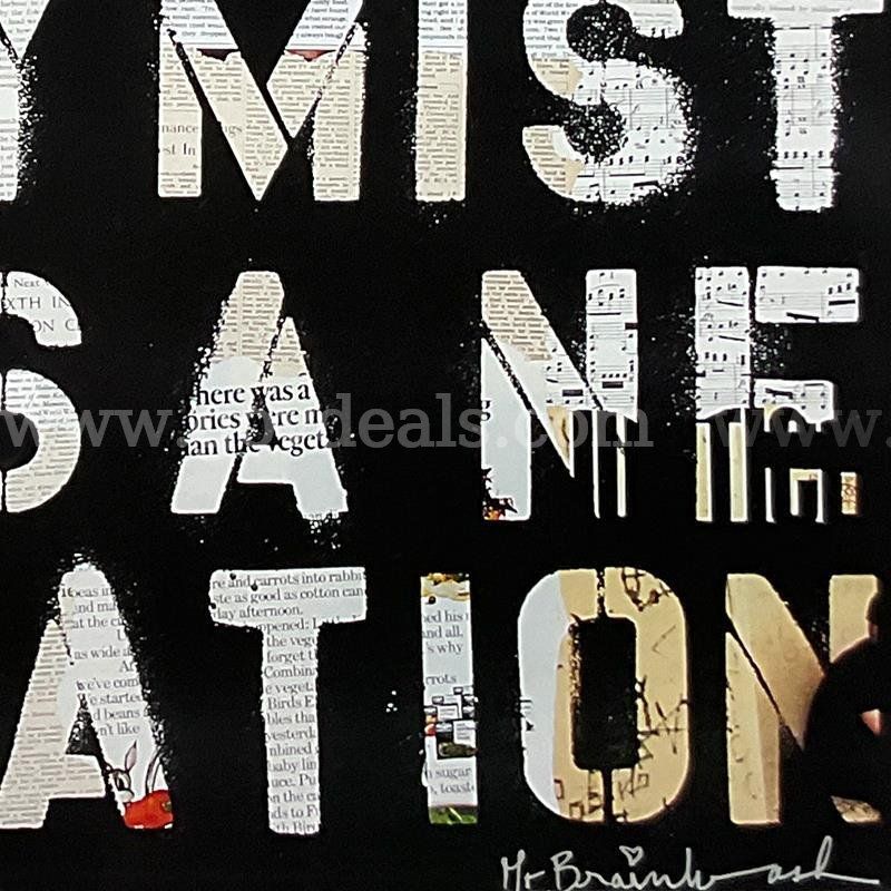 Mr. Brainwash, "Brainwash Lithograph" Collectible Fine Art