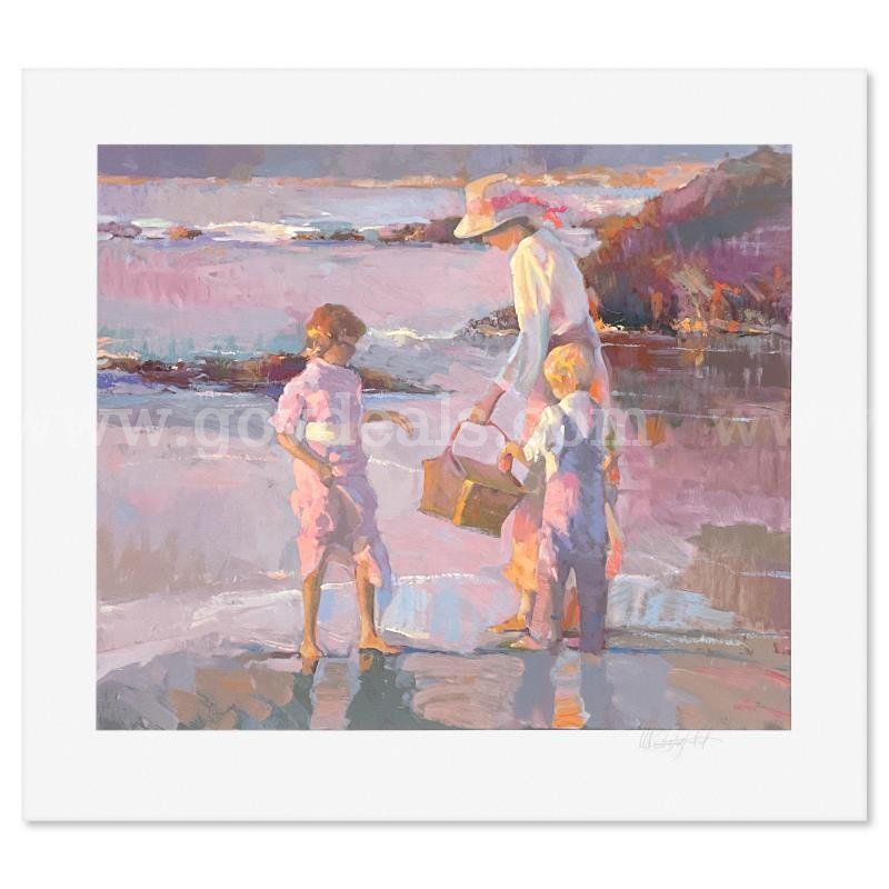 Tennessee Loveless, "Aqua 8-Bit Mickey" Limited Edition Fine Art