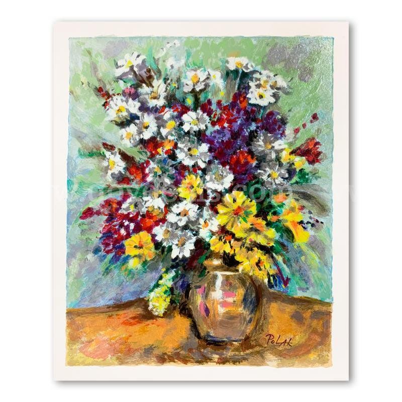 Dimitri Polak (1922-2008), "Daisies" Limited Edition Fine Art
