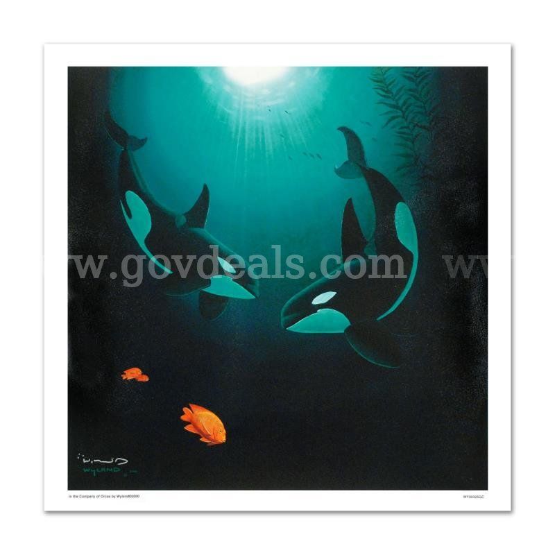 Wyland, "In the Company of Orcas" Limited Edition Fine Art