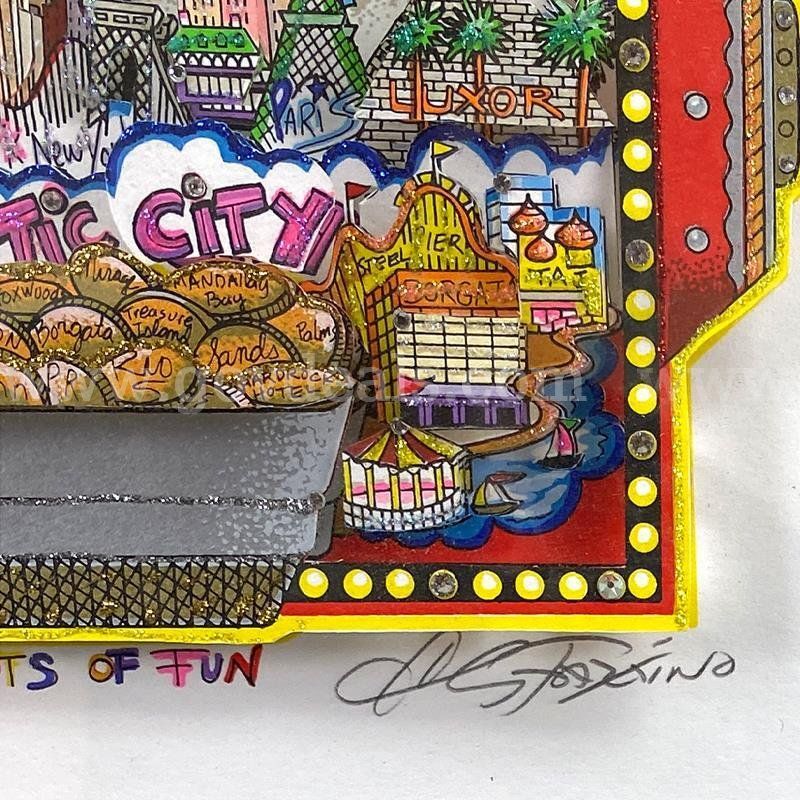 Charles Fazzino, "Slots of Fun" Limited Edition Fine Art
