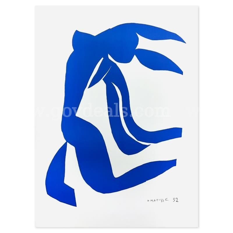 Henri Matisse 1869-1954 (After), "La Chevelure" Limited Edition Fine Art