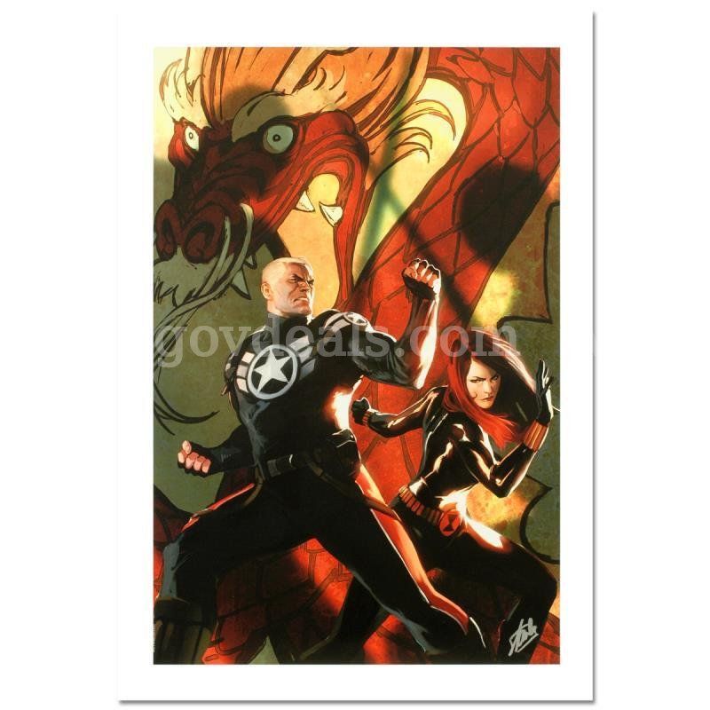Stan Lee Signed, "Secret Avengers #6" Limited Edition Fine Art