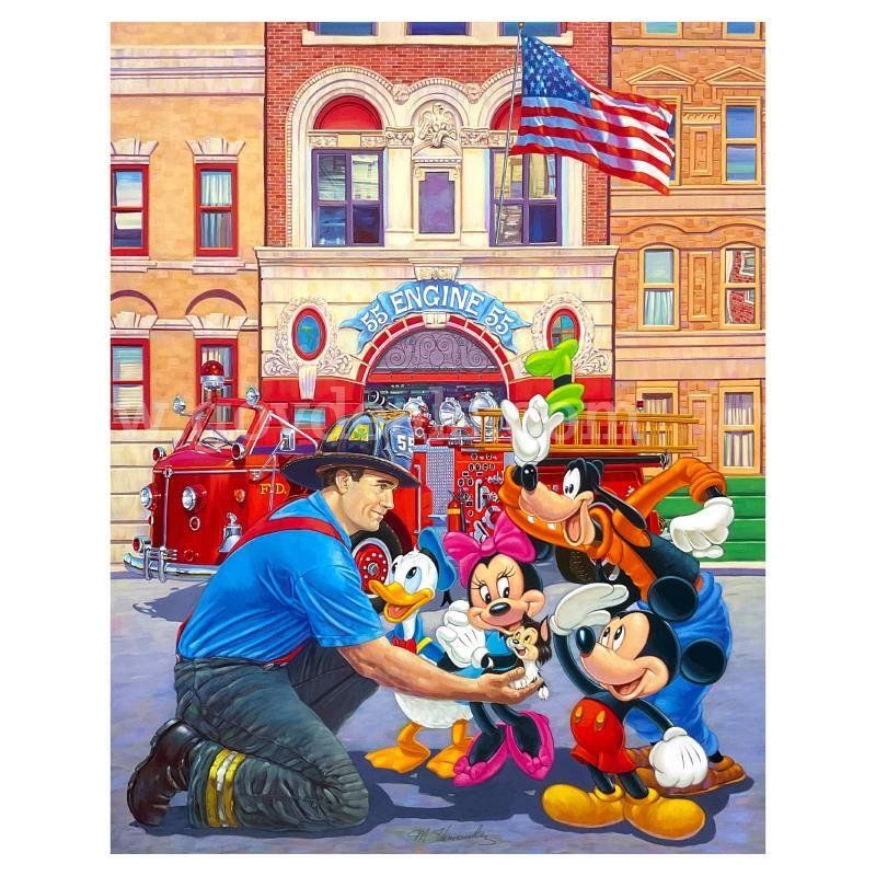 Manuel Hernandez, "Engine 55" Limited Edition Fine Art