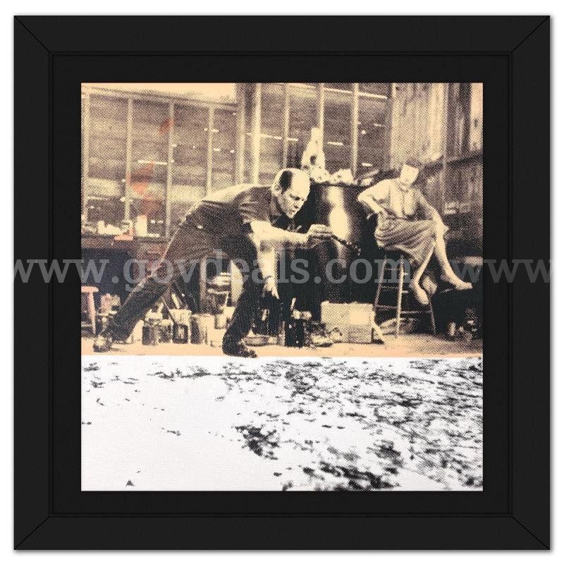 Steve Kaufman (1960-2010), "Jackson Pollock" Limited Edition Fine Art