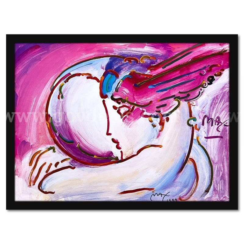 Peter Max, "I Love World" Collectible Fine Art