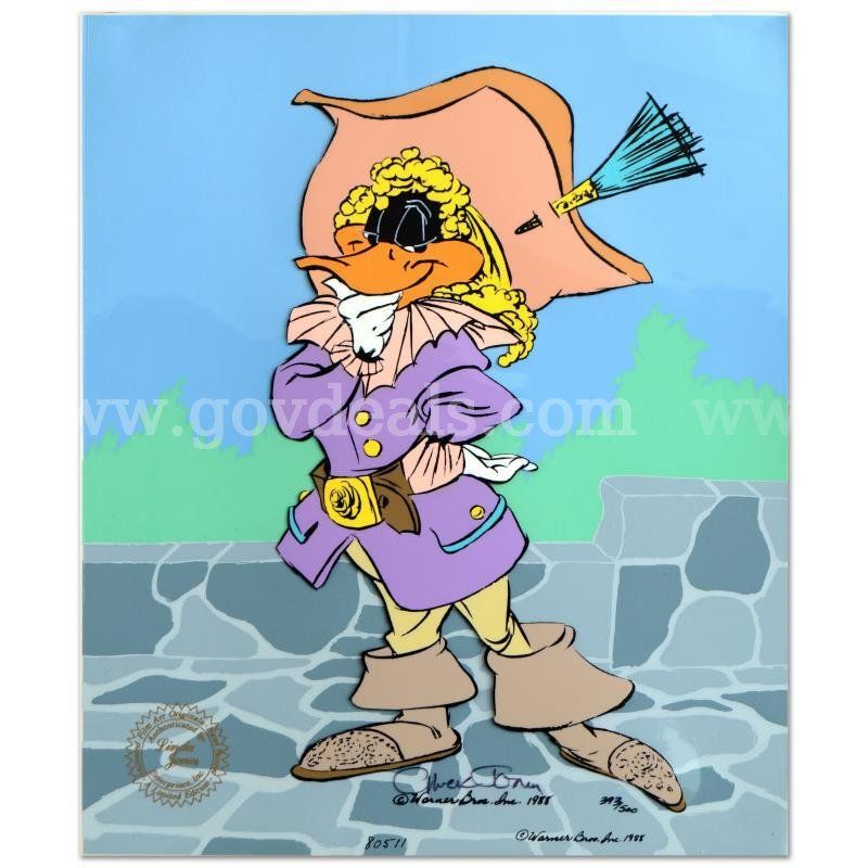 Chuck Jones (1912-2002), "Daffy Cavalier" Limited Edition Fine Art