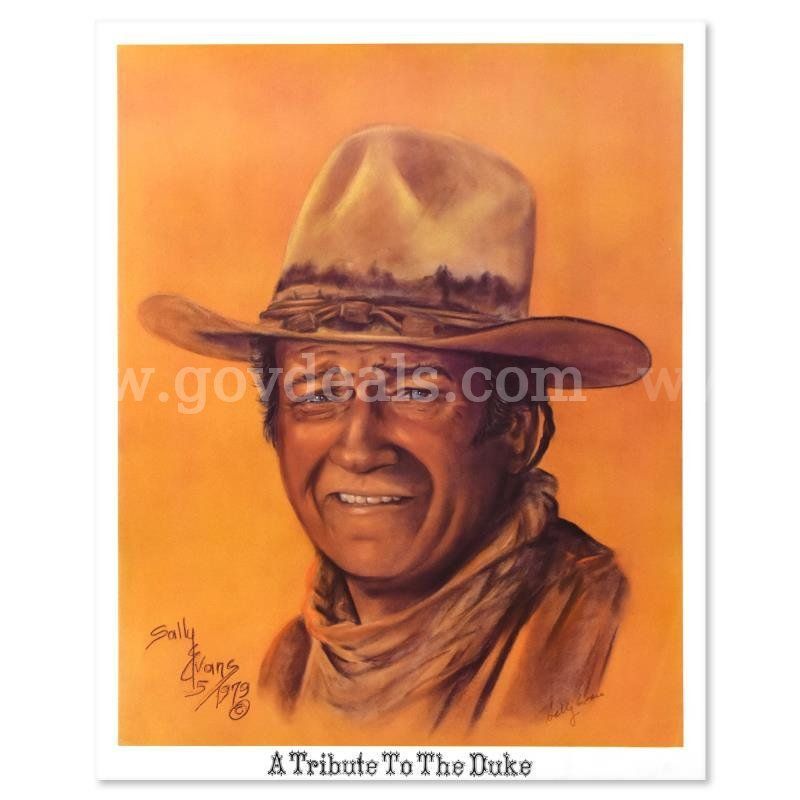 Sally Evans, "A Tribute to the Duke" Limited Edition Fine Art