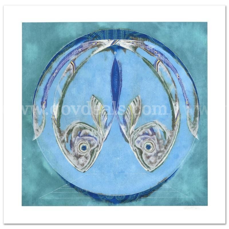 Lu Hong, "Pisces" Limited Edition Fine Art