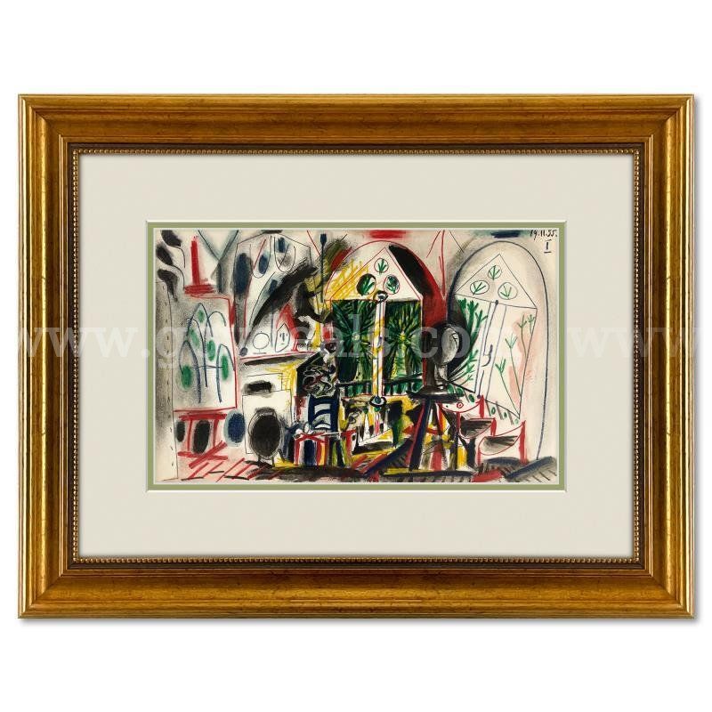 Pablo Picasso (1881-1973), "Carnet de Californie 19.11.55-I" Collectible Fine Art