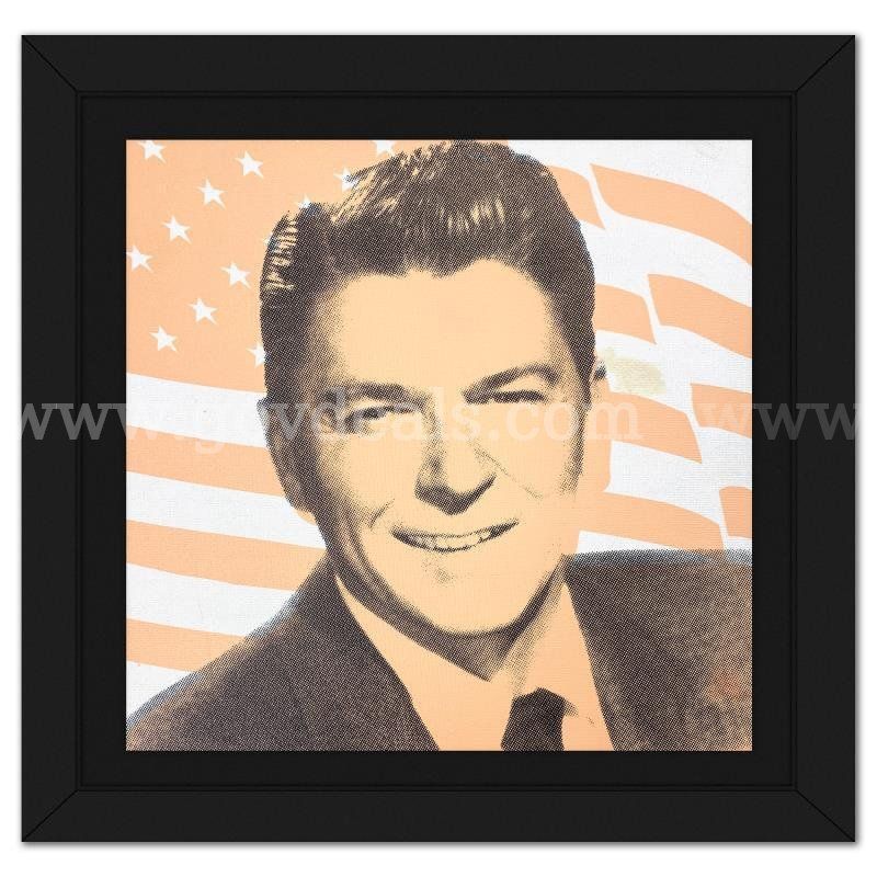 Steve Kaufman (1960-2010), "President Regan" Limited Edition Fine Art