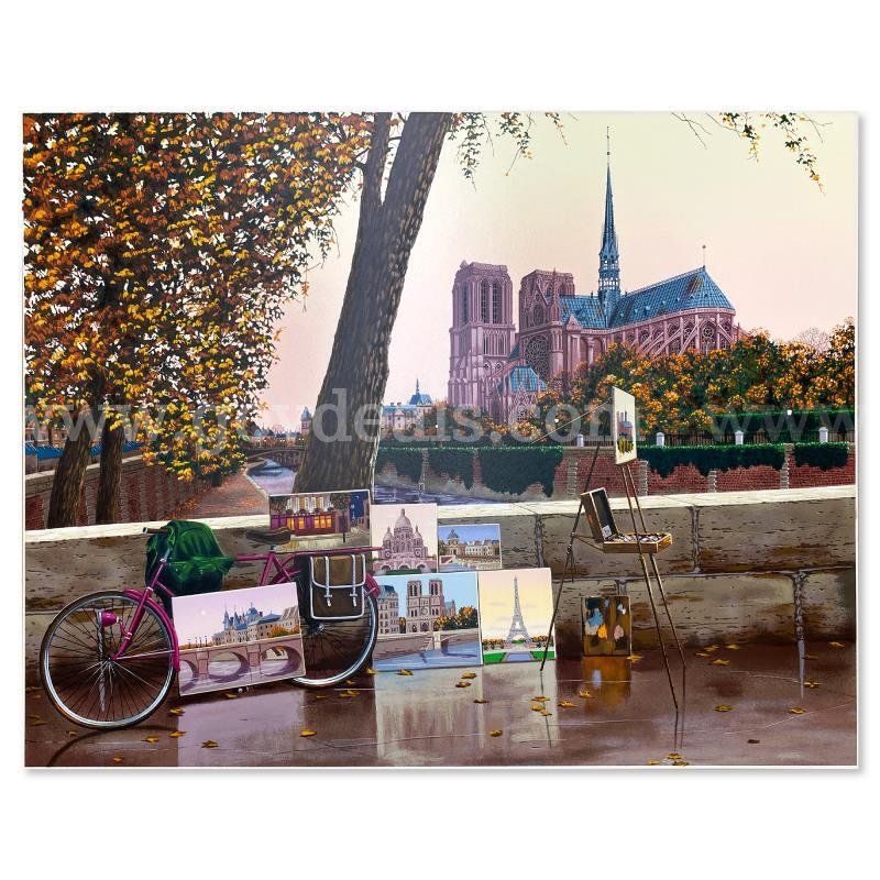 Liudmila Kondakova, "Autumn on the Seine" Limited Edition Fine Art