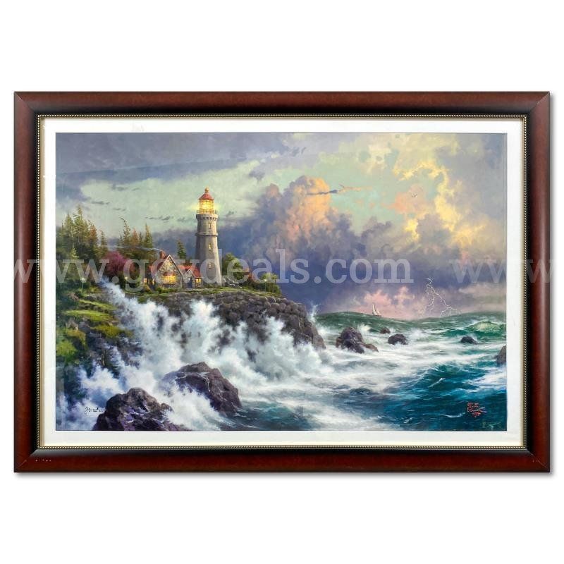 Thomas Kinkade (1958-2012), "Conquering the Storms" Limited Edition Fine Art