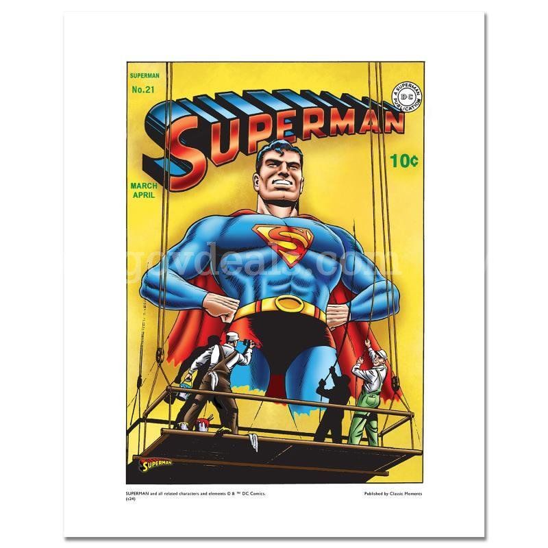 DC Comics, "Superman BiIlboard" Limited Edition Fine Art