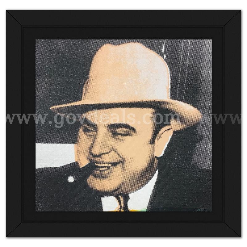 Steve Kaufman (1960-2010), "Al Capone" Limited Edition Fine Art