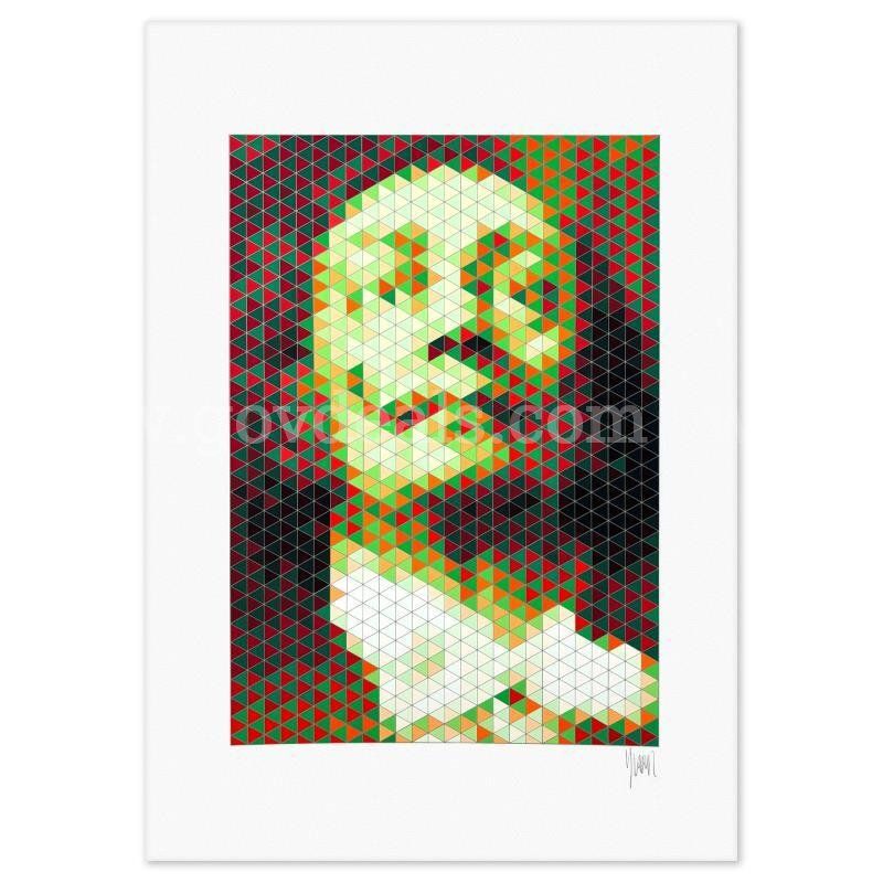 Yvaral (1934-2002), "Faces of Dali 4" Limited Edition Fine Art