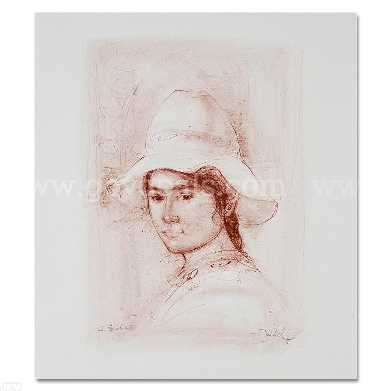 Edna Hibel (1917-2014), "Magda" Limited Edition Fine Art