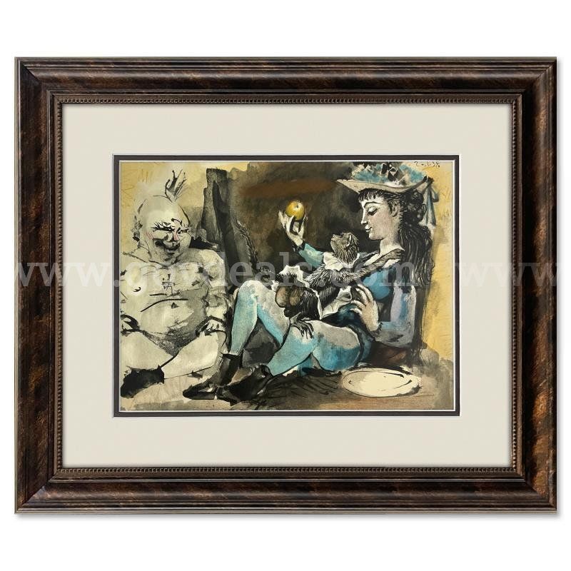 Pablo Picasso (1881-1973), "La Comedie Humaine 26.1.54" Collectible Fine Art