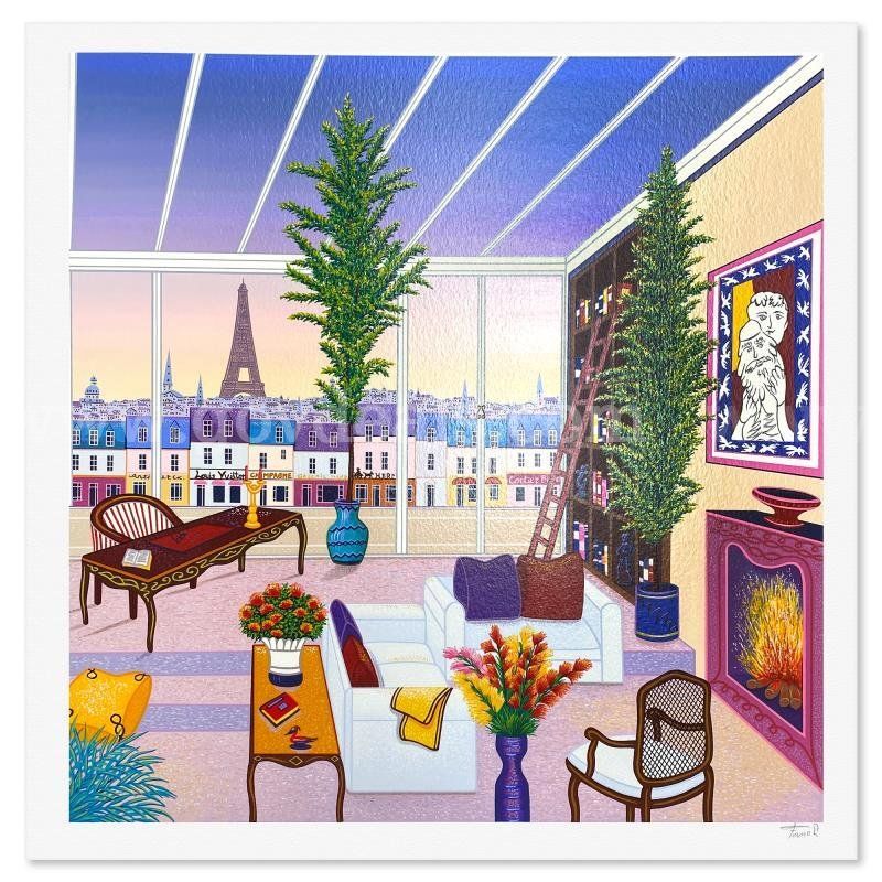Fanch Ledan, "Salon Parisien" Limited Edition Fine Art