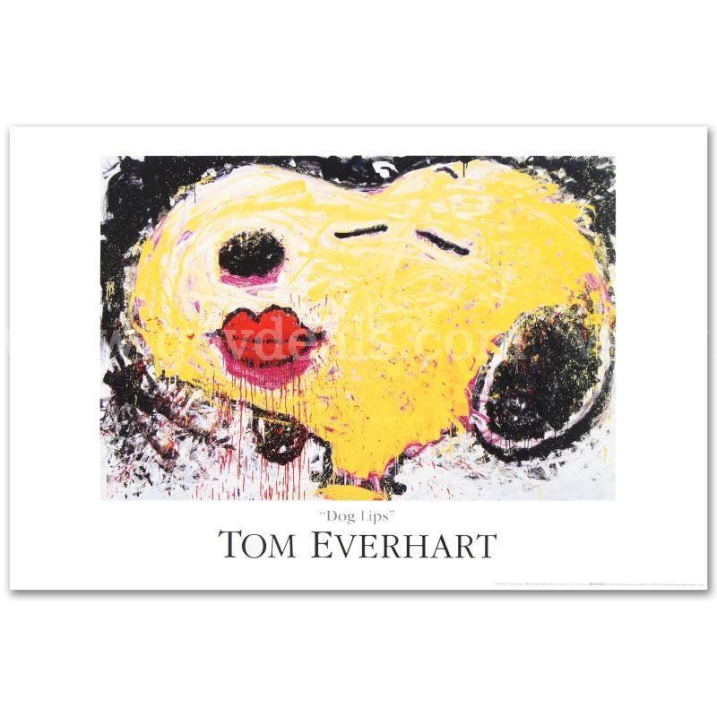 Tom Everhart, "Dog Lips" Collectible Fine Art