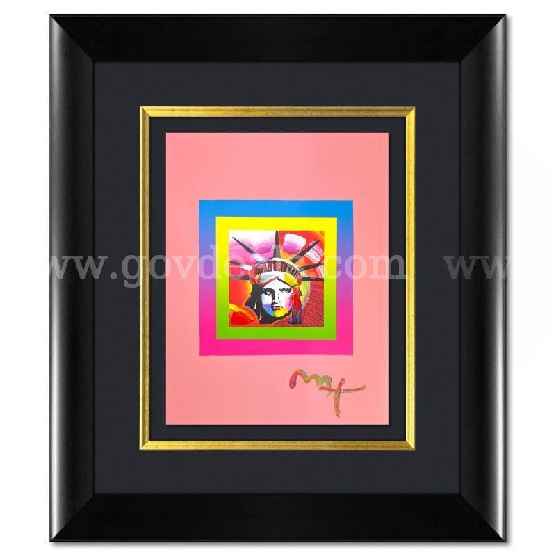 Peter Max, "Liberty" Original Fine Art