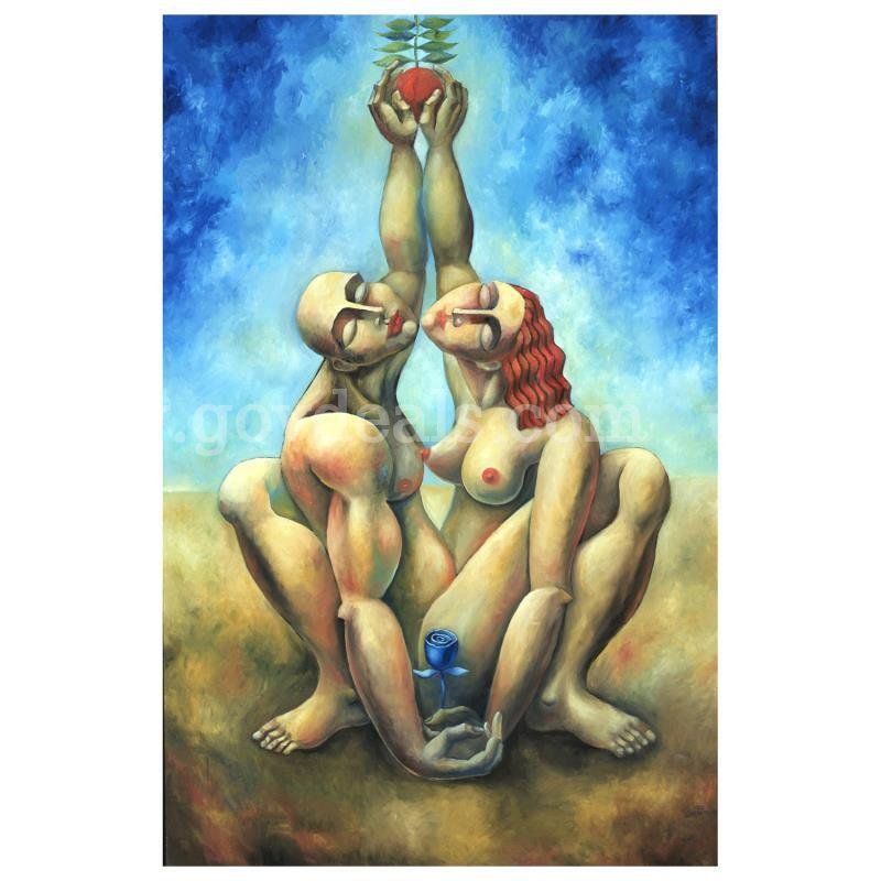 Yuroz, "Lover's Reach" Limited Edition Fine Art