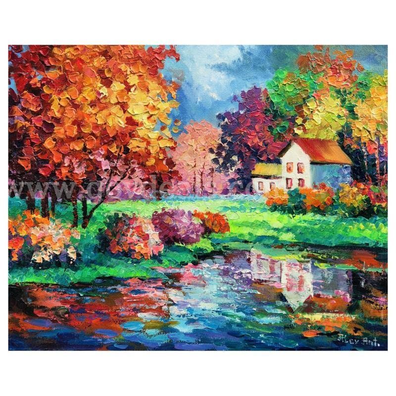 Alexander Antanenka, "Golden Curls Of Autumn" Original Fine Art