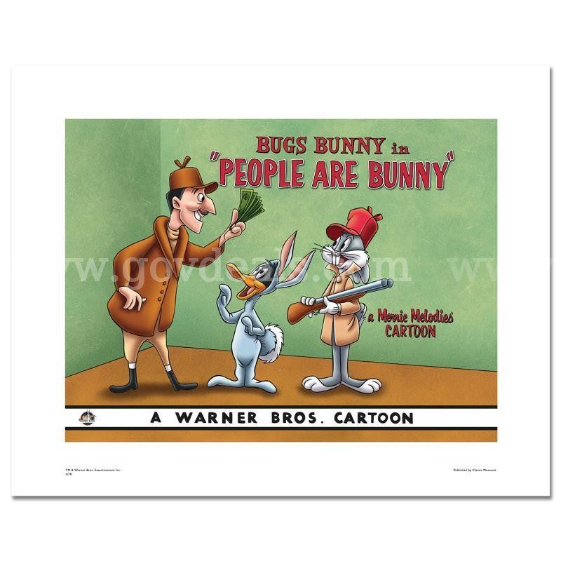 Looney Tunes, "People are Bunny" Limited Edition Fine Art