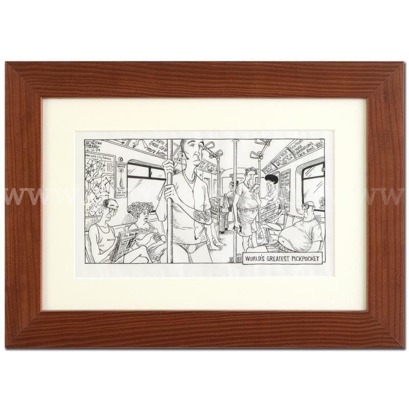 Bizarro, "The World's Greatest Pickpocket (2/15/04-S)" Original Fine Art