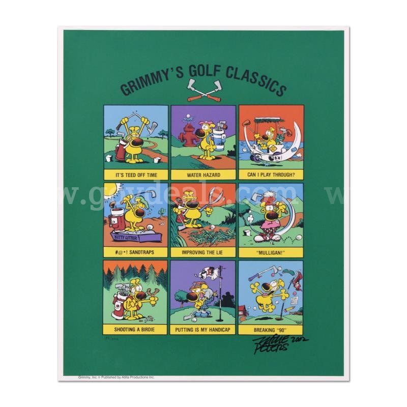 Mike Peters, "Grimmy's Golf Classics" Limited Edition Fine Art